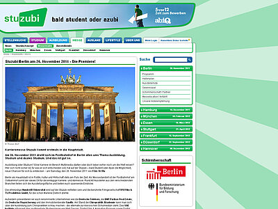 Messe Stuzubi 2011 in Berlin